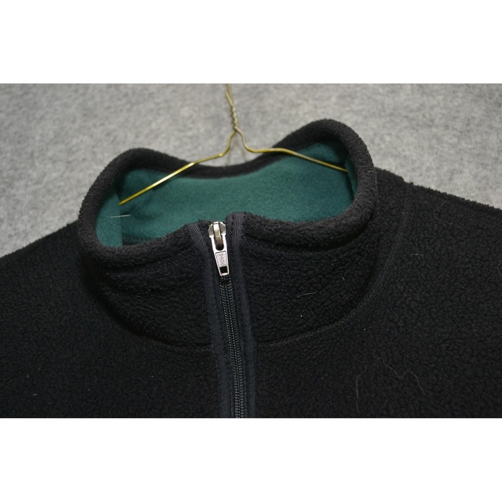 Vintage Patagonia Vest Mens XL Black Fleece Full Zip Pockets Made USA 90s - Picture 7 of 16